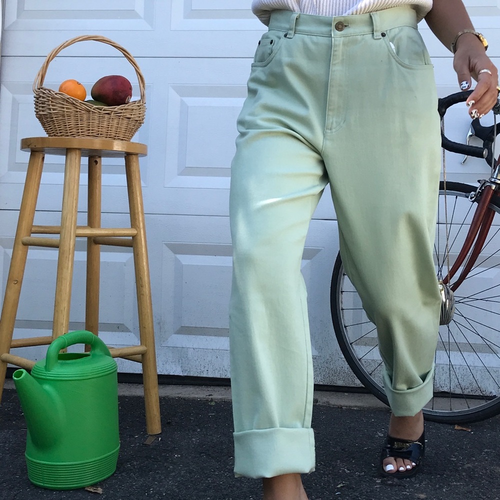 Jones New York mint green jeans